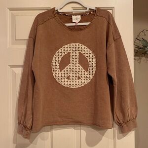 Umgee Brown Peace Top